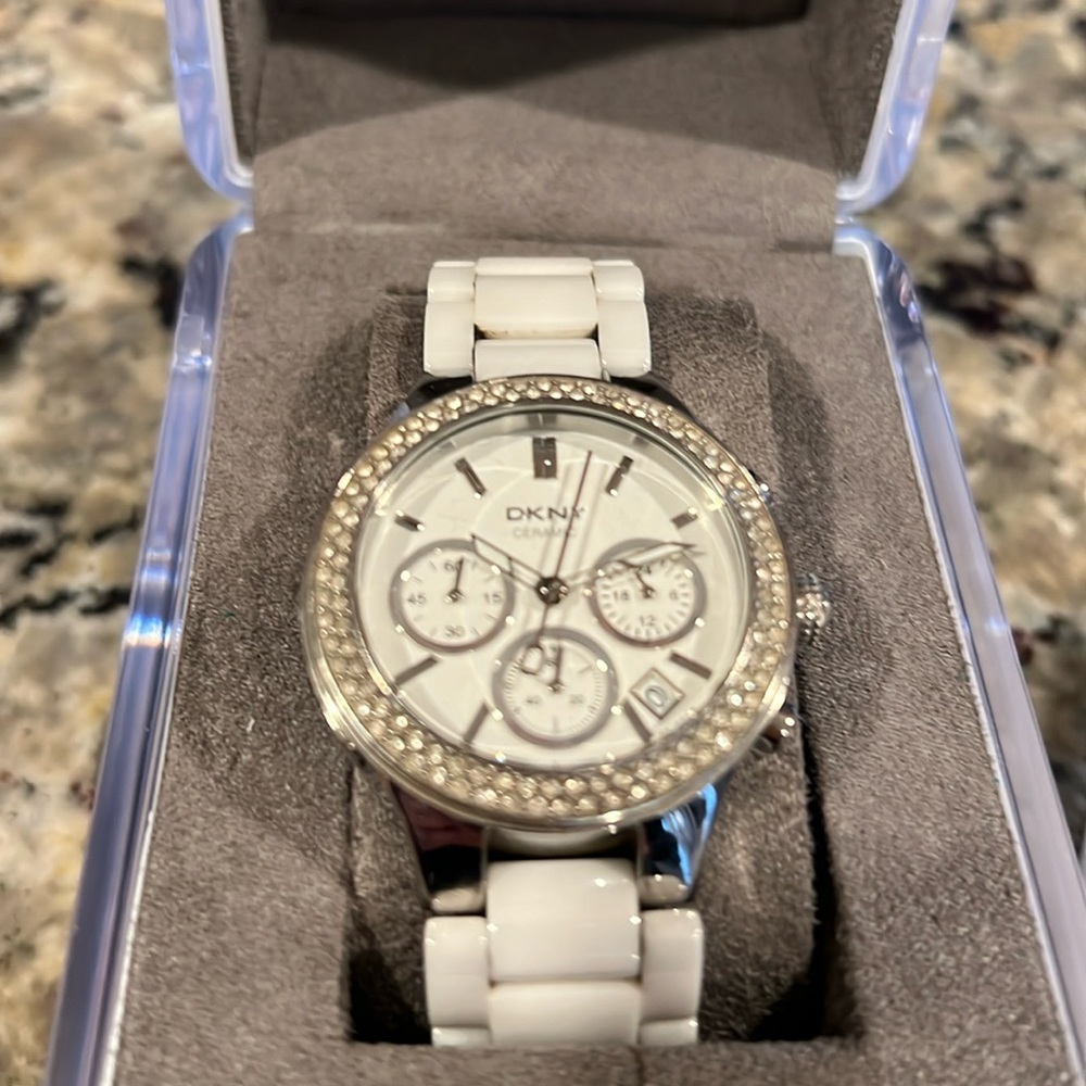 DKNY ceramic watch